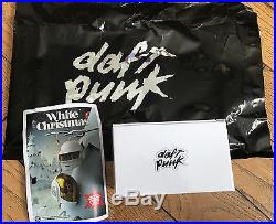 Daft Punk Official White & Gold Robot Helmet Ornament Set (Ltd. Ed. SOLD OUT)