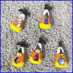 Danbury Mint Porcelain Snoopy's Trick Or Treat Tree Halloween Retired RARE