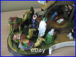Danbury Mint The Nativity Light Up Nativity Scene NEW (opened box)