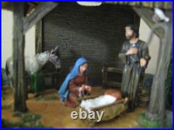 Danbury Mint The Nativity Light Up Nativity Scene NEW (opened box)