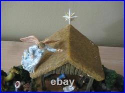 Danbury Mint The Nativity Light Up Nativity Scene NEW (opened box)