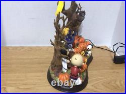 Danbury Mint Welcome Great Pumpkin Peanuts Gang Lighted Tested Working
