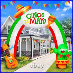 Danxilu 8 FT Cinco De Mayo Inflatables Outdoor Decorations, Fiesta Inflatable