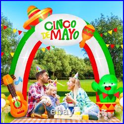 Danxilu 8 FT Cinco De Mayo Inflatables Outdoor Decorations, Fiesta Inflatable