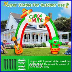 Danxilu 8 FT Cinco De Mayo Inflatables Outdoor Decorations, Fiesta Inflatable
