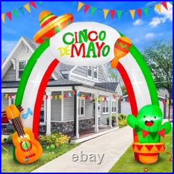 Danxilu 8 FT Cinco De Mayo Inflatables Outdoor Decorations, Fiesta Inflatable