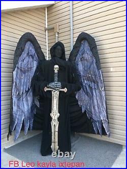 Dark Angel Halloween Decoration Indoor Standing 8 ft Giant Sized Animated LED