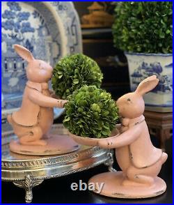 Darling Traditional Butling English Rabbit Jackrabbit Bunnies Bonbonniere Pair