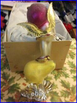 Debbee Thibault-Glass Holiday Ornament Vintage Sugar Plum Fairy ClpOn App 5.5