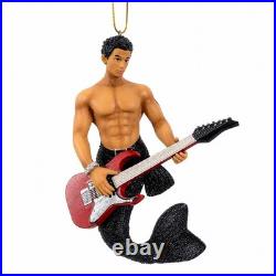 December Diamonds 2014 Jagger Rock Star Guitar Merman Ornament Boxed Retired