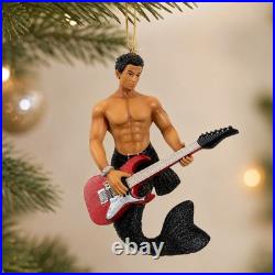 December Diamonds 2014 Jagger Rock Star Guitar Merman Ornament Boxed Retired
