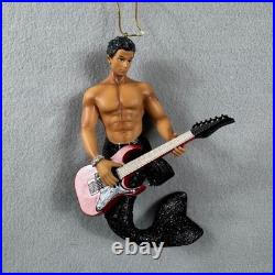 December Diamonds 2014 Jagger Rock Star Guitar Merman Ornament Boxed Retired