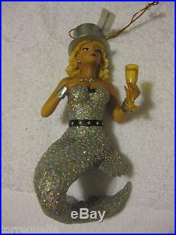 December Diamonds Mermaid MISS CHAMPAGNE ornament Mrs Ms champane champain