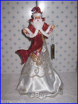 December Diamonds Merman KING NEPTUNE TREE TOPPER Santa treetopper ornament