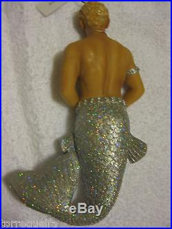 thumbnail interactive-video image 1 of December Diamonds Merman Ornament - Beach Bim Bo Christmas Tree Decoration 1 of 2
