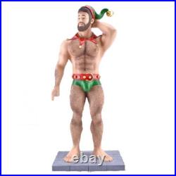 December Diamonds Poke the Bear Santa’s Helper Cub Bear Statue