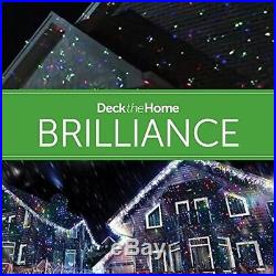 Deck The Home Laser Lights Red Green Blue Motion Pinpoints Premium Christmas RF