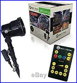 Deck The Home Laser Lights Red Green Blue Motion Pinpoints Premium Christmas RF