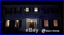 Deck the Home Laser Lights Red Green Blue Motion Pinpoints Christmas Lighting