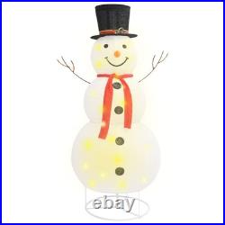 Decorative Christmas Snowman Figure LED Luxury Fabric 6 ft