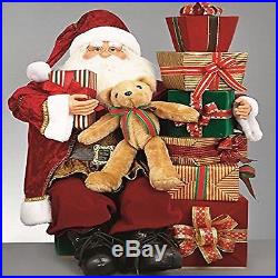 Deluxe 30 Father Christmas Santa & Gifts Present Home Shop Display Decoration
