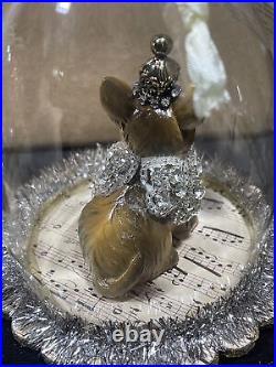 Demdaco A Gilded Life YORKIE Cloche Ornament Lot Of 2