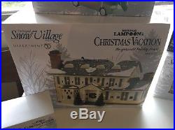 Department 56 National Lampoons Christmas Vacation Large 7 Pc Set! New