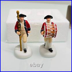 Department 56 Williamsburg Drum Major and Bass Drummer #4023620