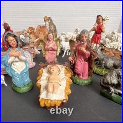 Depose Italy Nativity Figurine Set 50+ Jesus Mary Joseph Wiseman Angels Animal