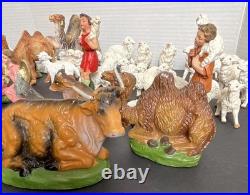 Depose Italy Nativity Figurine Set 50+ Jesus Mary Joseph Wiseman Angels Animal