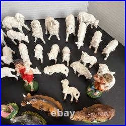 Depose Italy Nativity Figurine Set 50+ Jesus Mary Joseph Wiseman Angels Animal