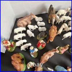 Depose Italy Nativity Figurine Set 50+ Jesus Mary Joseph Wiseman Angels Animal