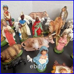 Depose Italy Nativity Figurine Set 50+ Jesus Mary Joseph Wiseman Angels Animal
