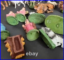 Depose Italy Nativity Figurine Set 50+ Jesus Mary Joseph Wiseman Angels Animal