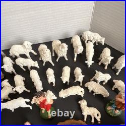 Depose Italy Nativity Figurine Set 50+ Jesus Mary Joseph Wiseman Angels Animal