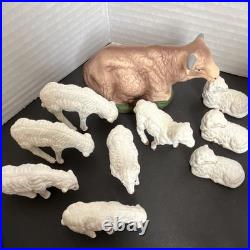 Depose Italy Nativity Figurine Set 50+ Jesus Mary Joseph Wiseman Angels Animal