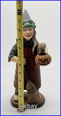 Dept 56 Our Town Collection By Leo Smith Halloween Kids Witch Girl 12.5