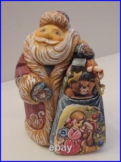 Derevo Collection G. DeBrekht Secret Surprise Santa Box Figurine