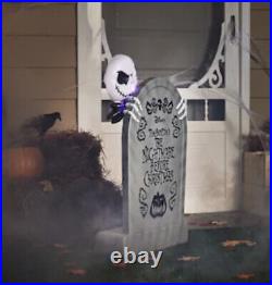 Disney 30in The Nightmare Before Christmas Jack Skellington Animated Tombstone