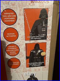 Disney 7 ft Animated LED Darth Vader Halloween Animatronics SEALED Christmas