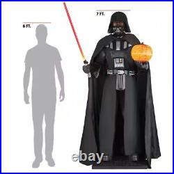 Disney 7 ft Animated LED Darth Vader Halloween Animatronics SEALED Christmas