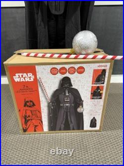 Disney 7 ft Animated LED Darth Vader Holiday Animatronics