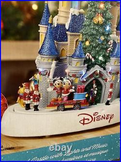 Disney Animated Castle With Lights & Music Christmas Parade 2022 New Sealed