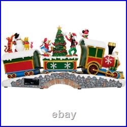 Disney Animated Holiday Christmas Train with Lights & Classic Holiday Music