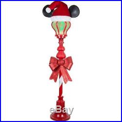 Disney Christmas Decorations Mickey Mouse LED Lamp Post Magic Holiday Lights NEW