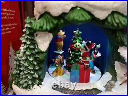 Disney Christmas Tree 17.5 Music Box! LED Lights Xmas Decorations SEE VIDEO