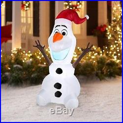 Disney Frozen Olaf 5 Feet Inflatable Home Decoration Christmas Santa Claus Decor