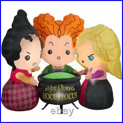 Disney Hocus Pocus Sanderson Sisters 4.5′ Airblown Inflatable IN HAND SHIP TODAY