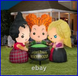 Disney Hocus Pocus Sanderson Sisters 4.5 ft Halloween Inflatable-Airblown New