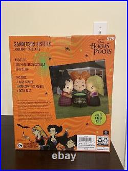 Disney Hocus Pocus Sanderson Sisters 4′ Air Blown Halloween light up Inflatable